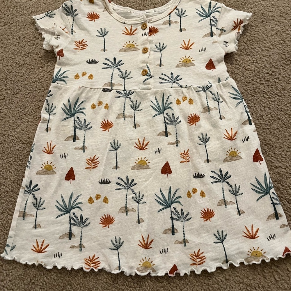 Little Co Tropical Print Kids Dress size 18M